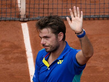 Stanislas Wawrinka at the 2017 French Open . AFP