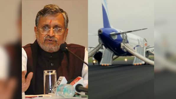 Scare for BJP leaders at Patna airport after tyre burst on Delhi-bound flight; air traffic suspended