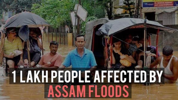 Assam floods: More than one lakh people affected, over one hectare agricultural land submerged