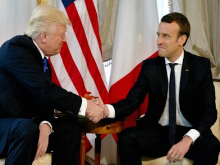 Donald Trump urged Emmanuel Macron to quit EU, sign bilateral deal with US during White House meet in April
