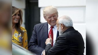 Narendra Modi at White House: Donald Trump calls Indian PM and himself 'world leaders in social media'