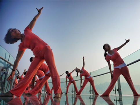 International Yoga Day: Record 10,000 people participate in event in China's largest ever congregation International Yoga Day: Record 10,000 people participate in event in China's largest ever congregation