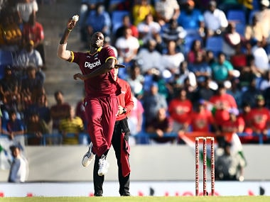 West Indies' captain Jason Holder in action during the fourth One Day International (ODI) AFP