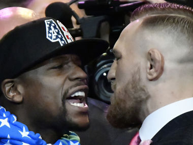 Floyd Mayweather, Conor McGregor trade verbal punches ahead of mega bout in August Floyd Mayweather, Conor McGregor trade verbal punches ahead of mega bout in August