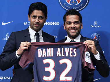 Ligue 1: Dani Alves joins Paris Saint-Germain on a two-year deal, to be reportedly paid €14 million a season Ligue 1: Dani Alves joins Paris Saint-Germain on a two-year deal, to be reportedly paid €14 million a season