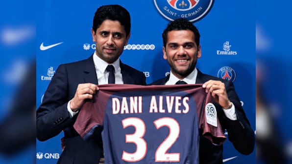 Ligue 1: Dani Alves joins Paris Saint-Germain on a two-year deal, to be reportedly paid €14 million a season