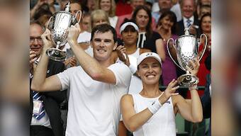Wimbledon 2017: Martina Hingis, Jamie Murray clinch mixed doubles title