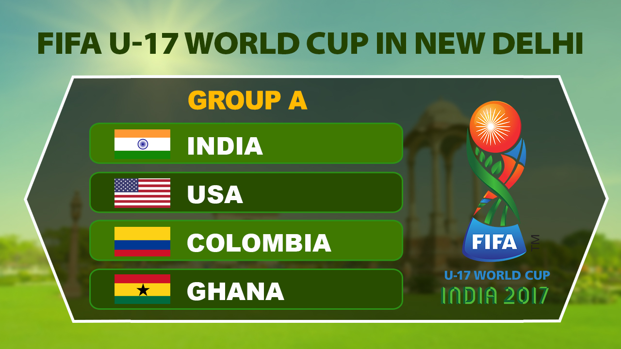 FIFA U-17 World Cup 2017: India take on USA, Colombia, Ghana in New ...