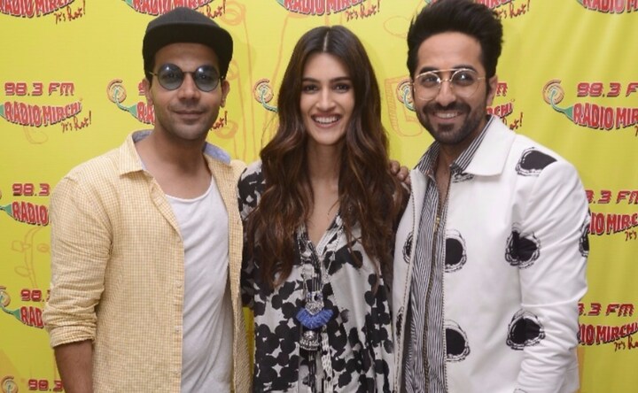 Kriti Sanon, Rajkummar Rao, Ayushmann Khurrana on the promotional trail for Bareilly Ki Barfi
