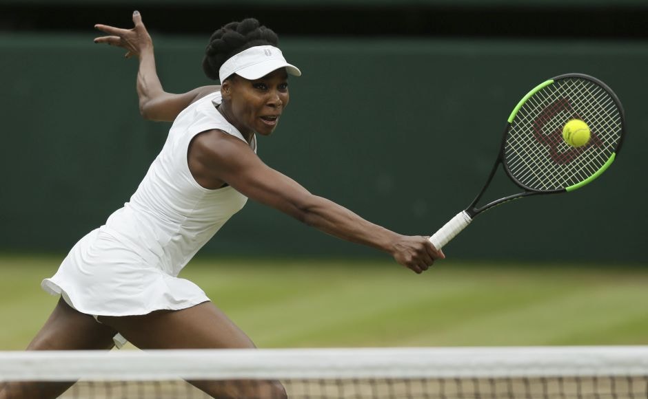 After some tense early exchanges, Venus Williams upped the aggression levels with great intent. AP After some tense early exchanges, Venus Williams upped the aggression levels with great intent. AP