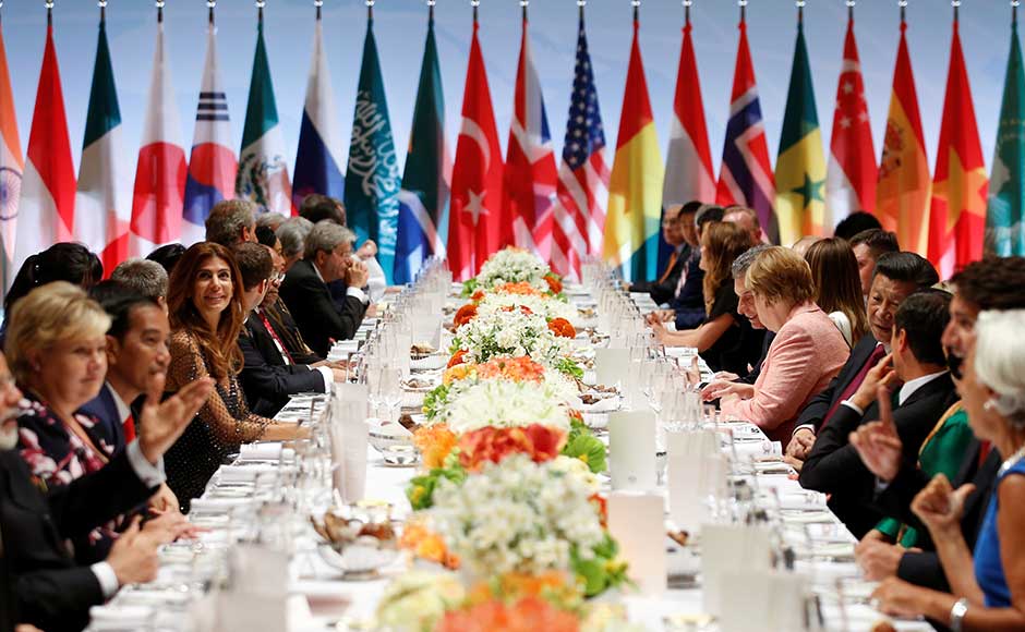 In a departure from final summit declarations that tend to outline consensus on issues that range from fighting terrorism to financial governance, the extraordinary conclusions this year spelled out differences on core issues. AP In a departure from final summit declarations that tend to outline consensus on issues that range from fighting terrorism to financial governance, the extraordinary conclusions this year spelled out differences on core issues. AP