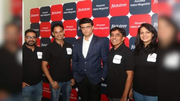 Sourav Ganguly to pitch in funds to drive startup co Flickstree, a curated video platform