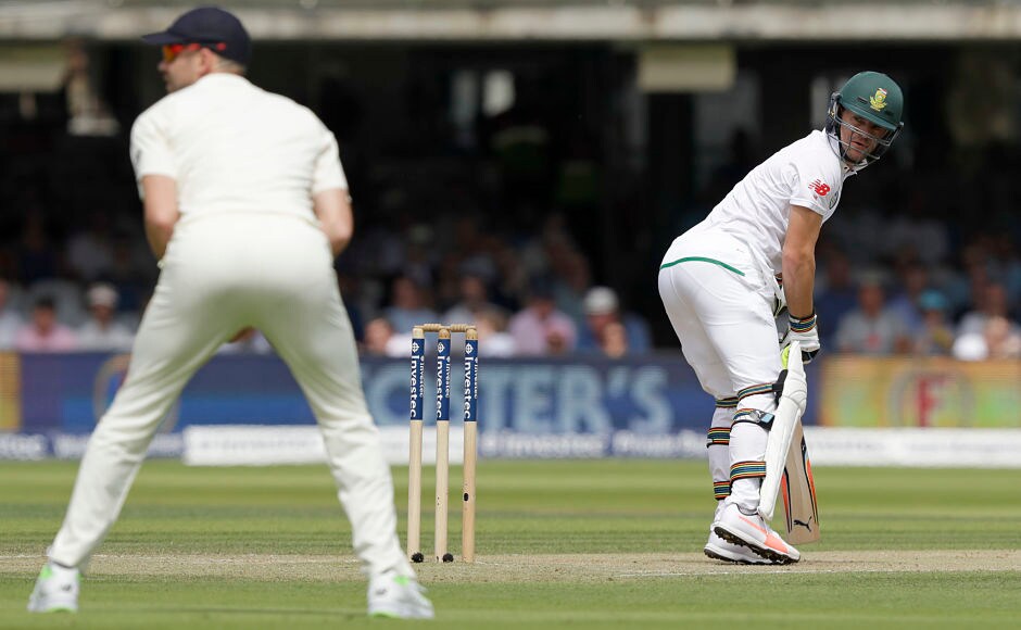 South Africa didn't have the best of starts as debutant Heino Kuhn fell for 1 in the fifth over of the innings. AP
