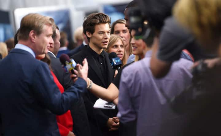 Dunkirk: Christopher Nolan, Harry Styles attend the New York premiere of the film