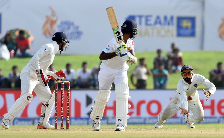 Ashwin and Jadeja dismissed Nuwan Pradeep and Lahiru Kumara to pick up the final Sri Lankan wickets after skipper Rangana Herath and Asela Gunaratne were ruled out due to injuries. AFP Ashwin and Jadeja dismissed Nuwan Pradeep and Lahiru Kumara to pick up the final Sri Lankan wickets after skipper Rangana Herath and Asela Gunaratne were ruled out due to injuries. AFP