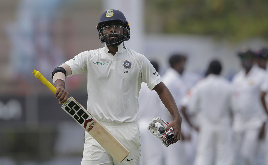 India's Abhinav Mukund, though, could make the most of his opportunity and was dismissed for 12. AP