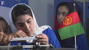 Watch: 'Happy' Afghan girls compete at robotics meet after US visa woes