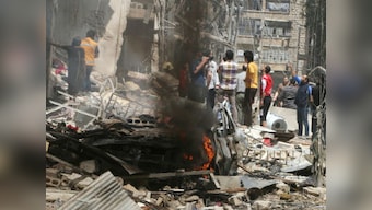 Syria conflict: Three feared dead as fire breaks out at Lebanon refugee camp