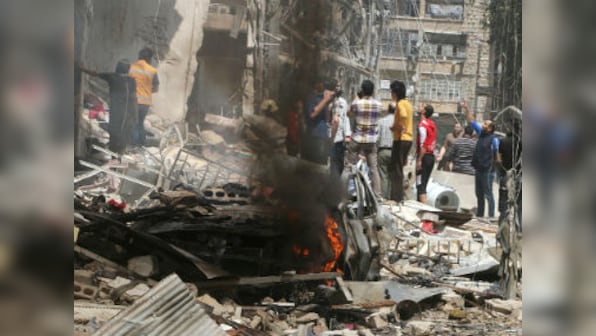 Syria conflict: Three feared dead as fire breaks out at Lebanon refugee camp