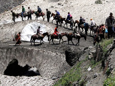 Amarnath yatra resumes from Jammu after day-long suspension due to Burhan Wanis death anniversary