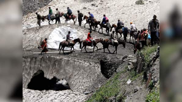 Amarnath Yatra 2017: Prayers held at Jammu and Kashmir's Pahalgam to mark commencement of pilgrimage