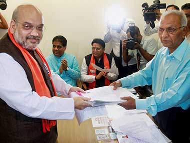 Rajya Sabha polls: BJP leaders Amit Shah, Smriti Irani and Balwantsinh Rajput file nominations Rajya Sabha polls: BJP leaders Amit Shah, Smriti Irani and Balwantsinh Rajput file nominations