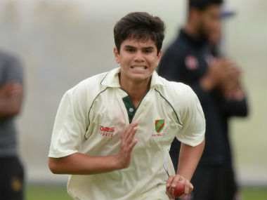 Arjun Tendulkar grabs five-wicket haul for Mumbai U-19 team in Cooch Behar Trophy Arjun Tendulkar grabs five-wicket haul for Mumbai U-19 team in Cooch Behar Trophy