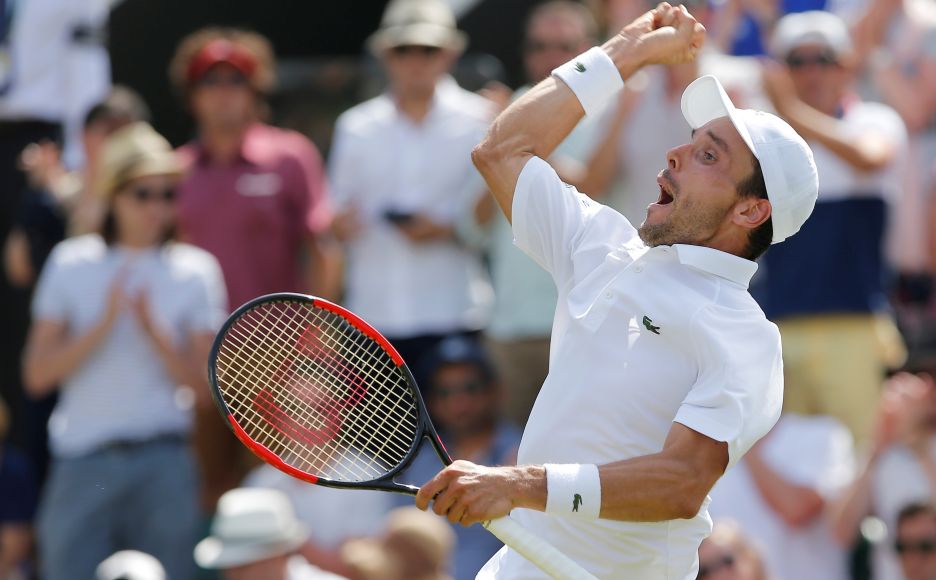 Robert Bautista Agut reached the fourth round at the All England Club for the second year in a row by defeating ninth-seeded Kei Nishikori. Reuters Robert Bautista Agut reached the fourth round at the All England Club for the second year in a row by defeating ninth-seeded Kei Nishikori. Reuters