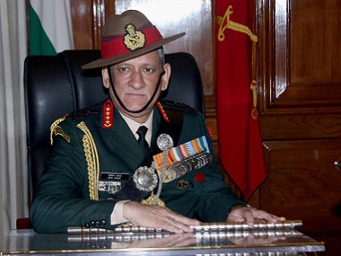 Politicians joining Teritorrial Army but not serving regularly creates negative effect: Bipin Rawat Politicians joining Teritorrial Army but not serving regularly creates negative effect: Bipin Rawat