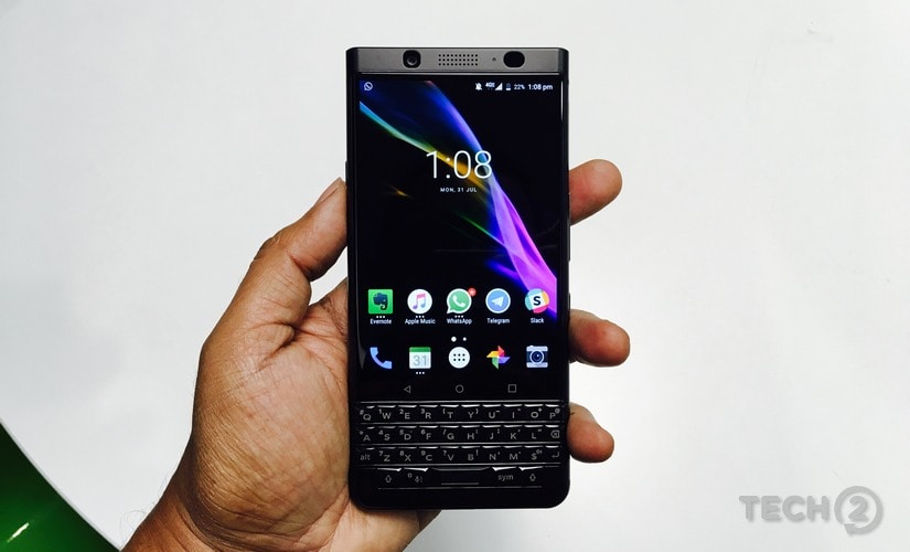 blackberry keyone fingerprint hardware not available