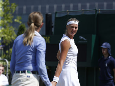 Wimbledon 2017: Kristina Mladenovic, Alison Riske cite 'hole in the court' for wanting to quit Wimbledon 2017: Kristina Mladenovic, Alison Riske cite 'hole in the court' for wanting to quit