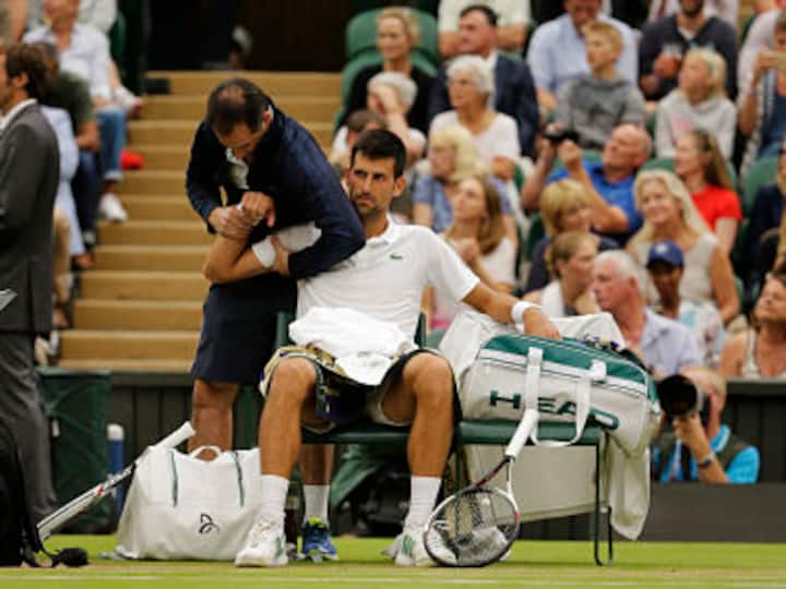 Wimbledon 2017: Novak Djokovic considers taking a break after quarter-final retirement enforced by injury