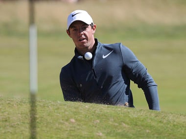 British Open 2017: Rory McIlroy overcomes disastrous start to remain in contention after Day 1