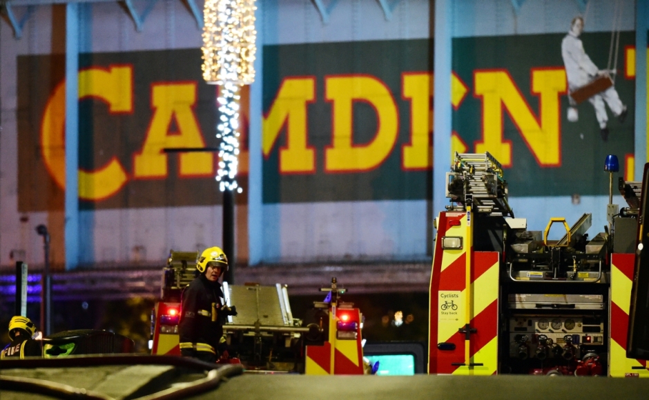 London Camden Market fire: 70 firefighters and ten fire engines manage to bring blaze under control London Camden Market fire: 70 firefighters and ten fire engines manage to bring blaze under control