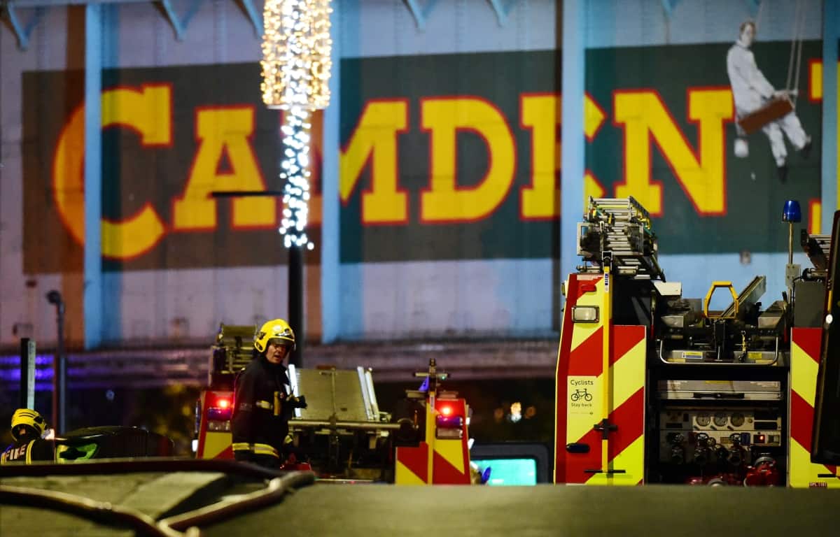 London Camden Market fire Blaze brought under control, crews to