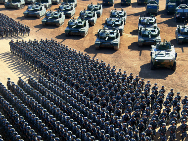China: President Xi Jinping inspects troops during military's 90th anniversary parade China: President Xi Jinping inspects troops during military's 90th anniversary parade