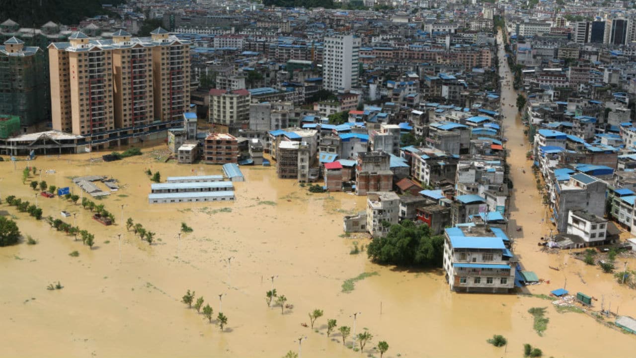 Floods In China Due To Heavy Rains Wreak Havoc Over 50 People Killed Photos News Firstpost