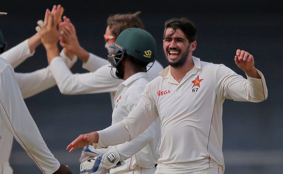 But Zimbabwe captain Graeme Cremer broke the opening stand and sent Upul Tharanga back for 27. AP