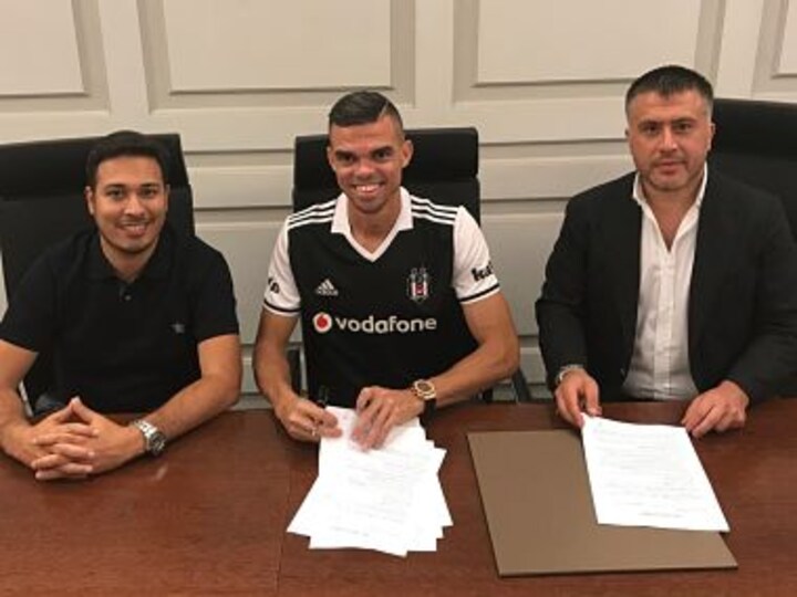 Pepe joins Turkish league side Besiktas from Real Madrid on a two-year deal