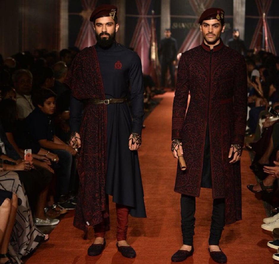 The collection is titled 'The Regiment', resonating with the theme. Image from Twitter/shantanunikhil The collection is titled 'The Regiment', resonating with the theme. Image from Twitter/shantanunikhil