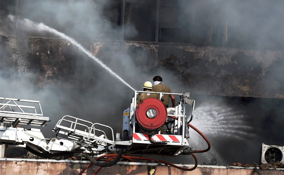 Twenty-six fire tenders rushed to the spot and ten more have been requested for, reported CNN News18. PTI Twenty-six fire tenders rushed to the spot and ten more have been requested for, reported CNN News18. PTI