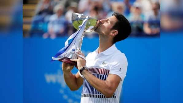 Eastbourne International: Novak Djokovic beats Gael Monfils to win title, boosts Wimbledon hopes