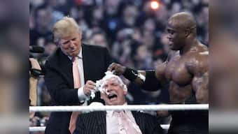 Donald Trump's aggressiveness, insult acts may have come straight out of pro-wrestling circuit