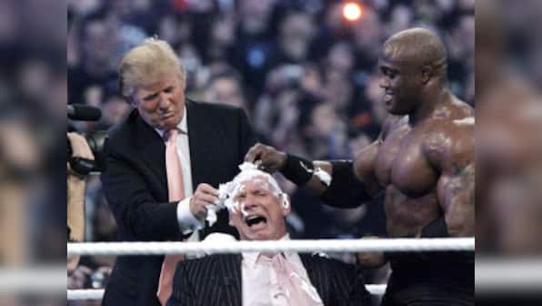 Donald Trump's aggressiveness, insult acts may have come straight out of pro-wrestling circuit