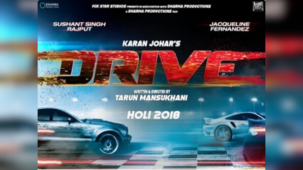 Drive poster: Sushant Singh Rajput, Jacqueline Fernandez starrer looks 'fast and furious'