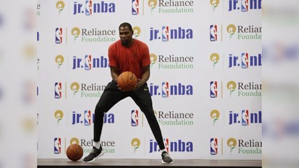 Golden State Warriors' Kevin Durant advises young Indian hoopsters to be patient to make it big in basketball