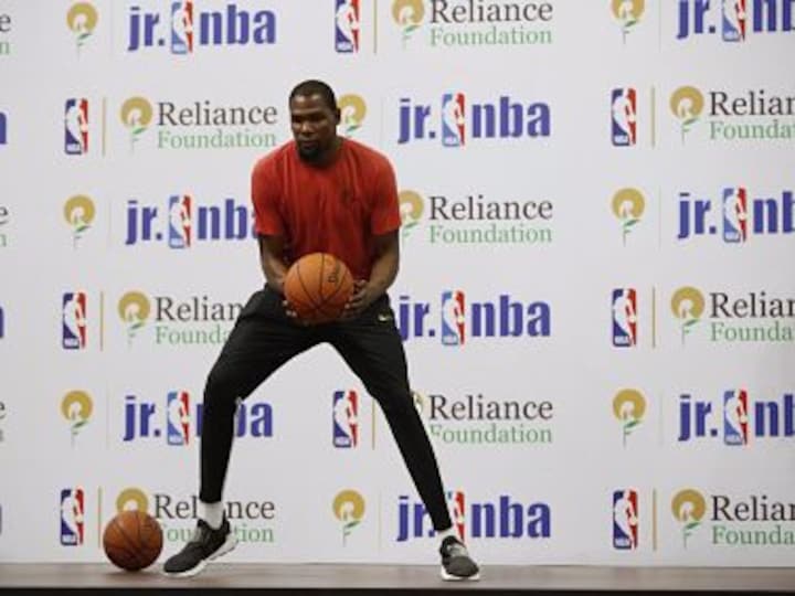 Golden State Warriors' Kevin Durant advises young Indian hoopsters to be patient to make it big in basketball