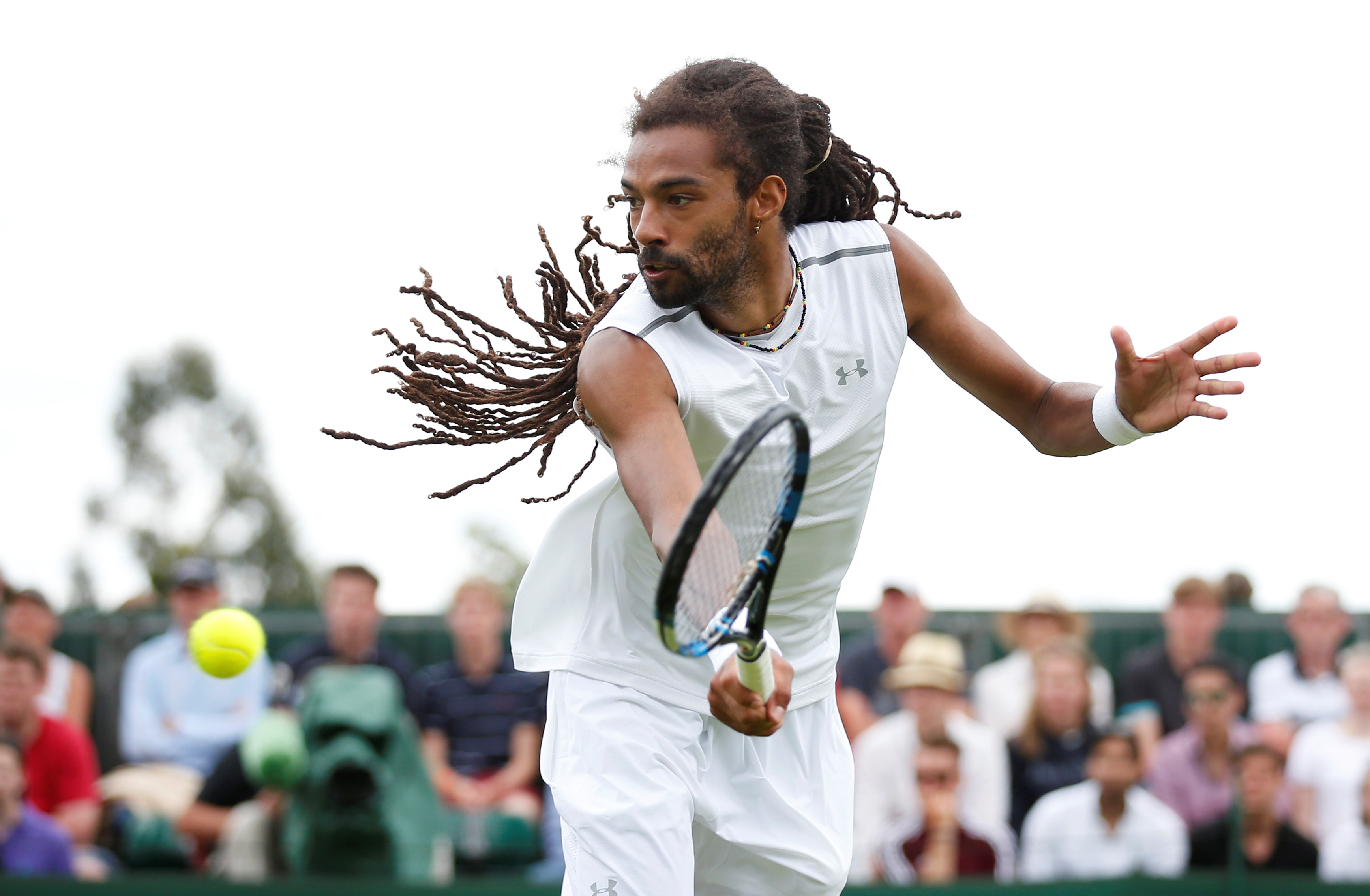 Wimbledon 2017: From Dustin Brown's flying volley to Petra Kvitova's lunging winner, best shots from Day 1 Wimbledon 2017: From Dustin Brown's flying volley to Petra Kvitova's lunging winner, best shots from Day 1