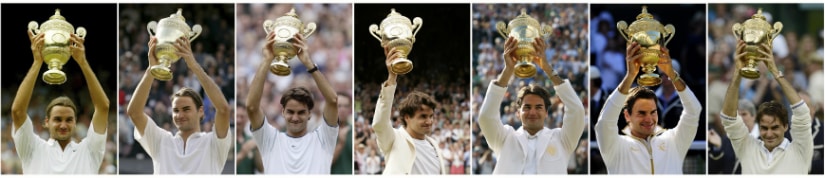 Can he make it 8 Wimbledon titles this year? Reuters