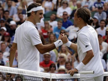 Wimbledon 2017: Roger Federer handed 85th win at All England Club after Alexandr Dolgopolov retires Wimbledon 2017: Roger Federer handed 85th win at All England Club after Alexandr Dolgopolov retires